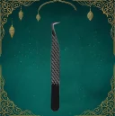 NOURI Pinzeta Black Fiber Tweezers-Eylash Extension